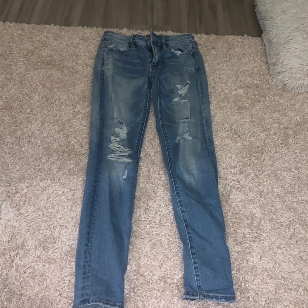 American Eagle Jeans size 0 medium/light washed